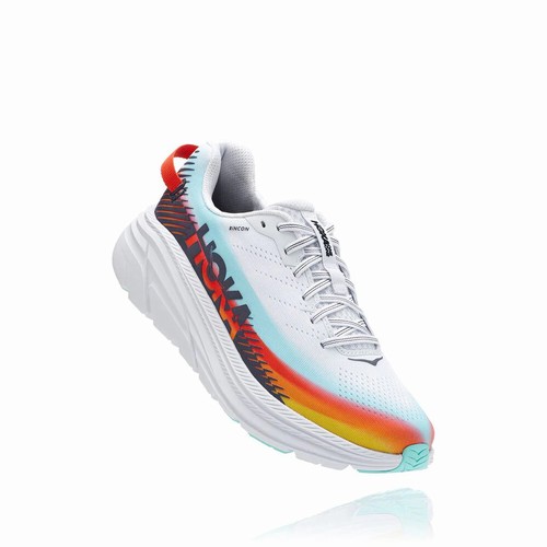 Hoka One One IRONMAN RINCON 2 Road Running Shoes For Men India White/Multicolor IN-6917